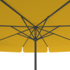 Parasol orange, ø 300 cm – bottom view