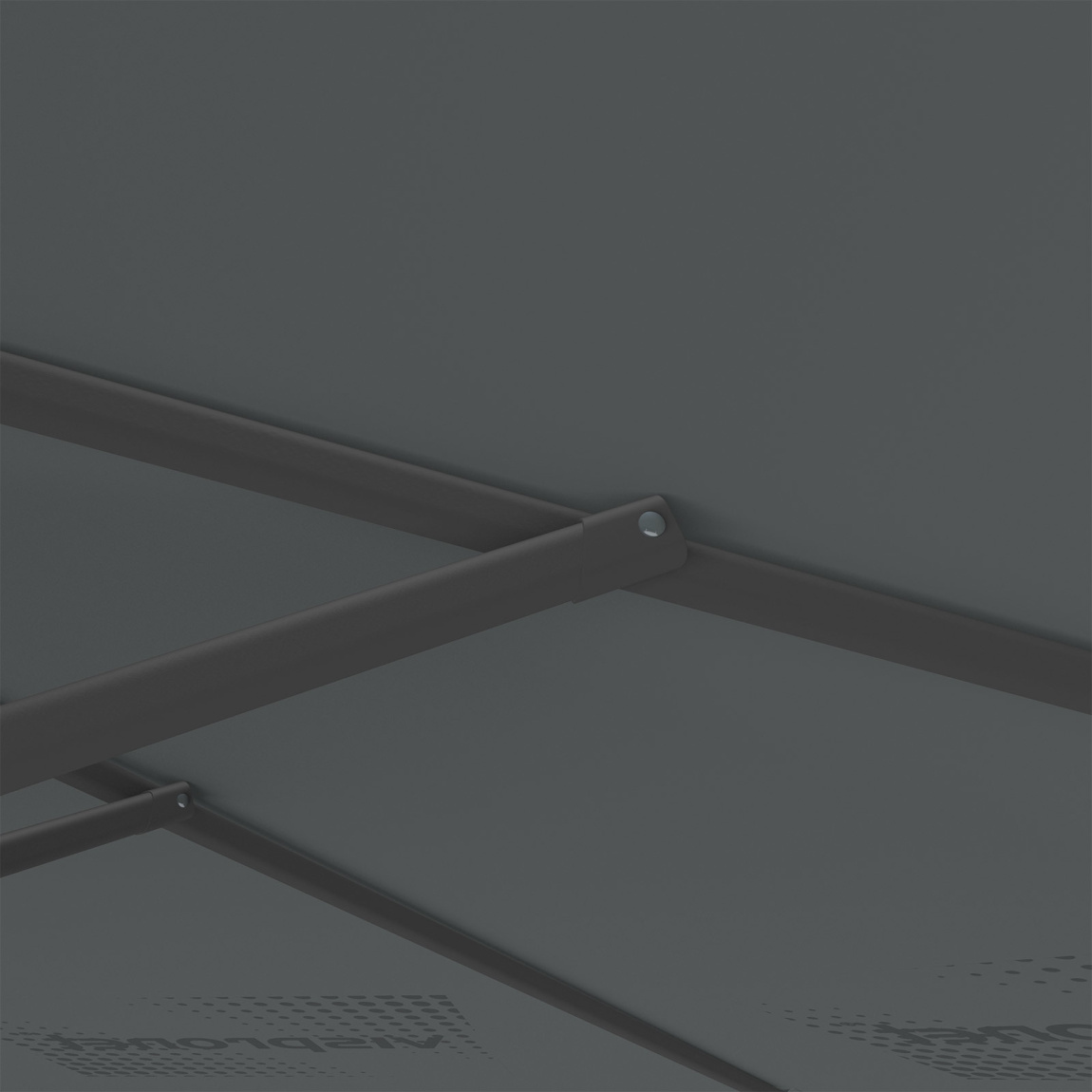 Sonnenschirm mit Logodruck, ø 300 cm, robuste Streben