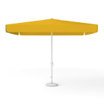 Square parasol 300 x 300 cm orange with crank, plain colour
