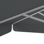 Parasol anthracite 250 x 250 cm – robust struts