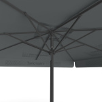 Sonnenschirm mit Logodruck, 300 x 300 cm, Ansicht von unten