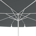 Parasol anthracite, ø 300 cm – bottom view