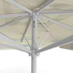 Sonnenschirm mit Logodruck, 300 x 300 cm, Detail Seilzug