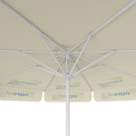 Sonnenschirm mit Logodruck, ø 300 cm, Ansicht von unten