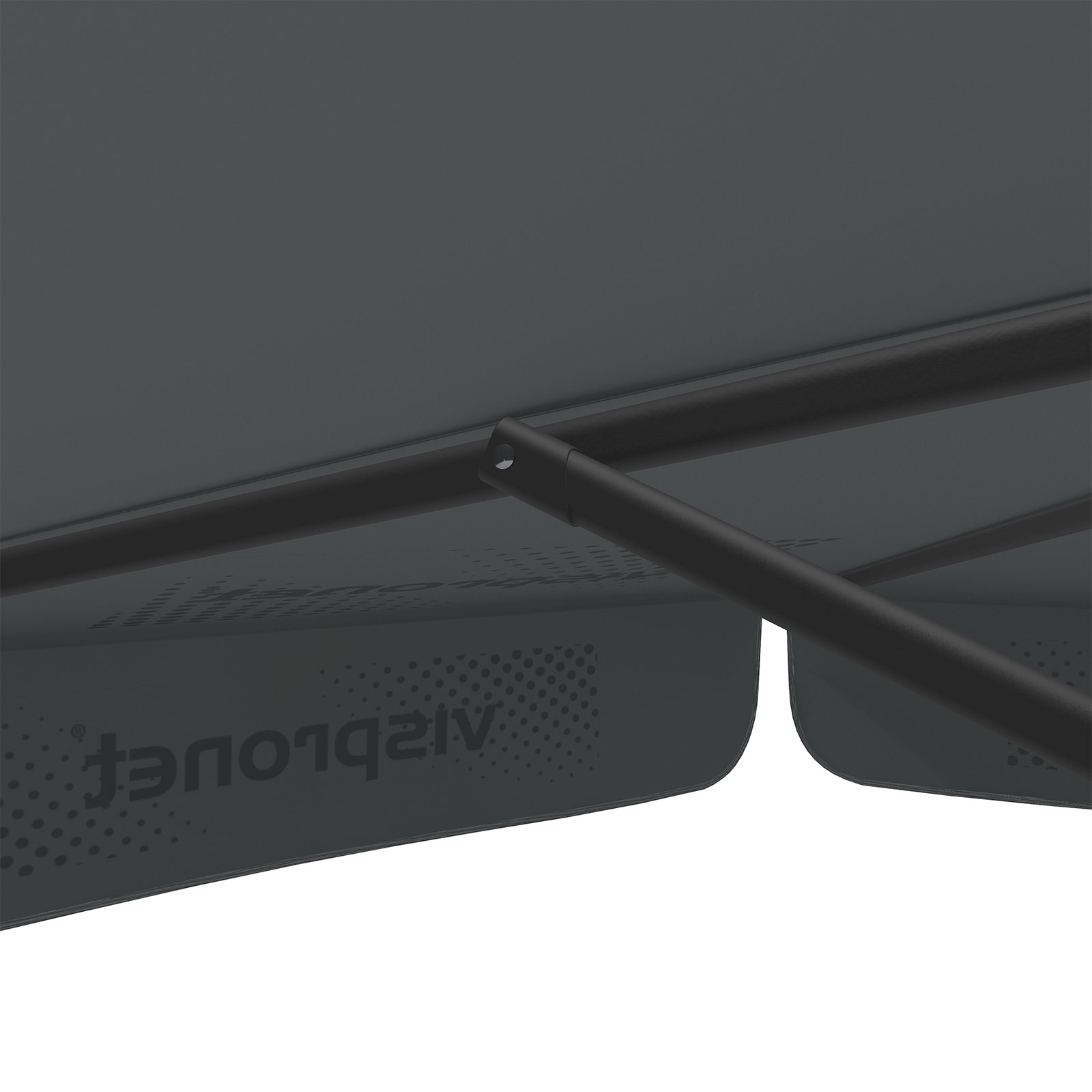 Parasol with logo print, ø 250 cm, robust ribs