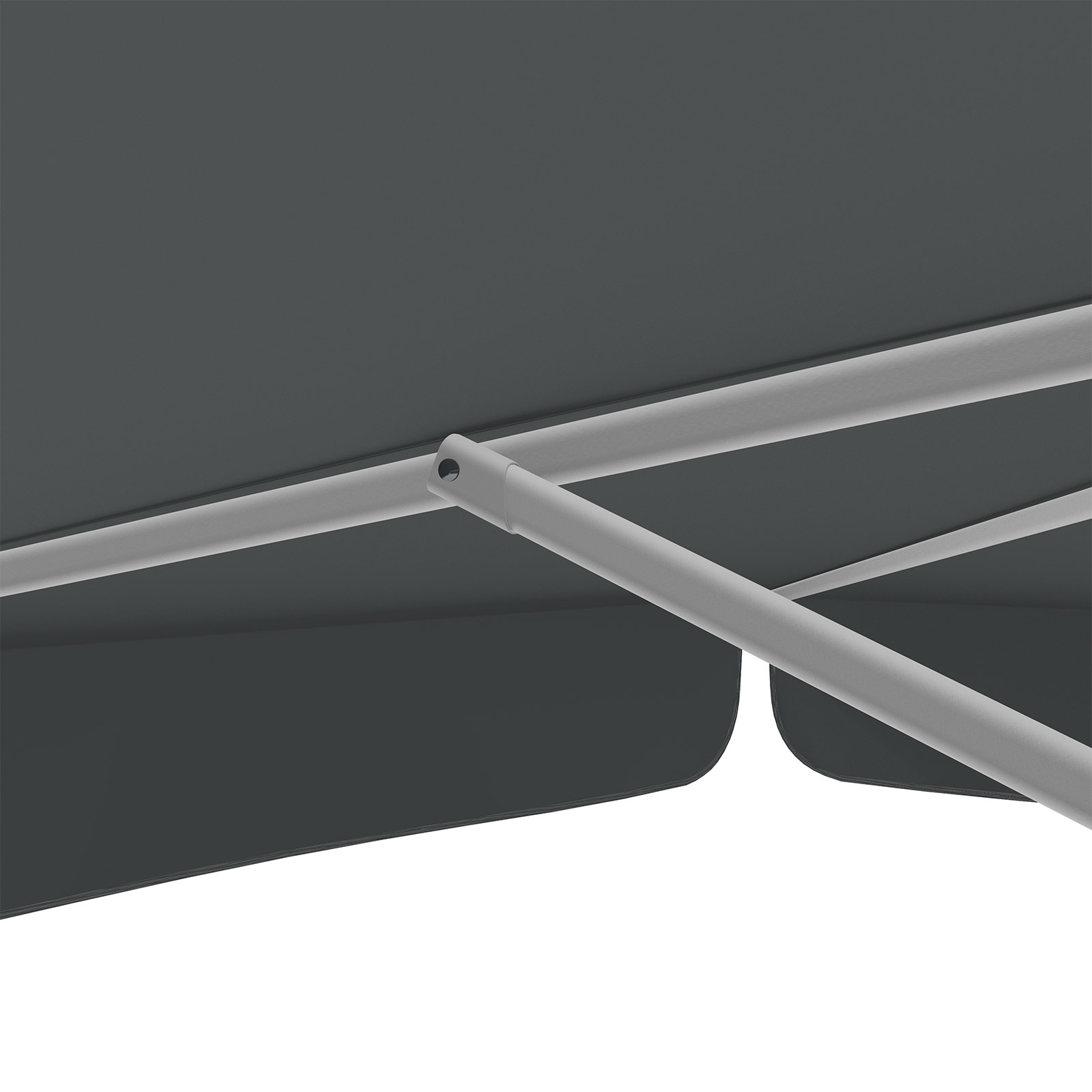 Parasol anthracite, ø 250 cm, robust ribs