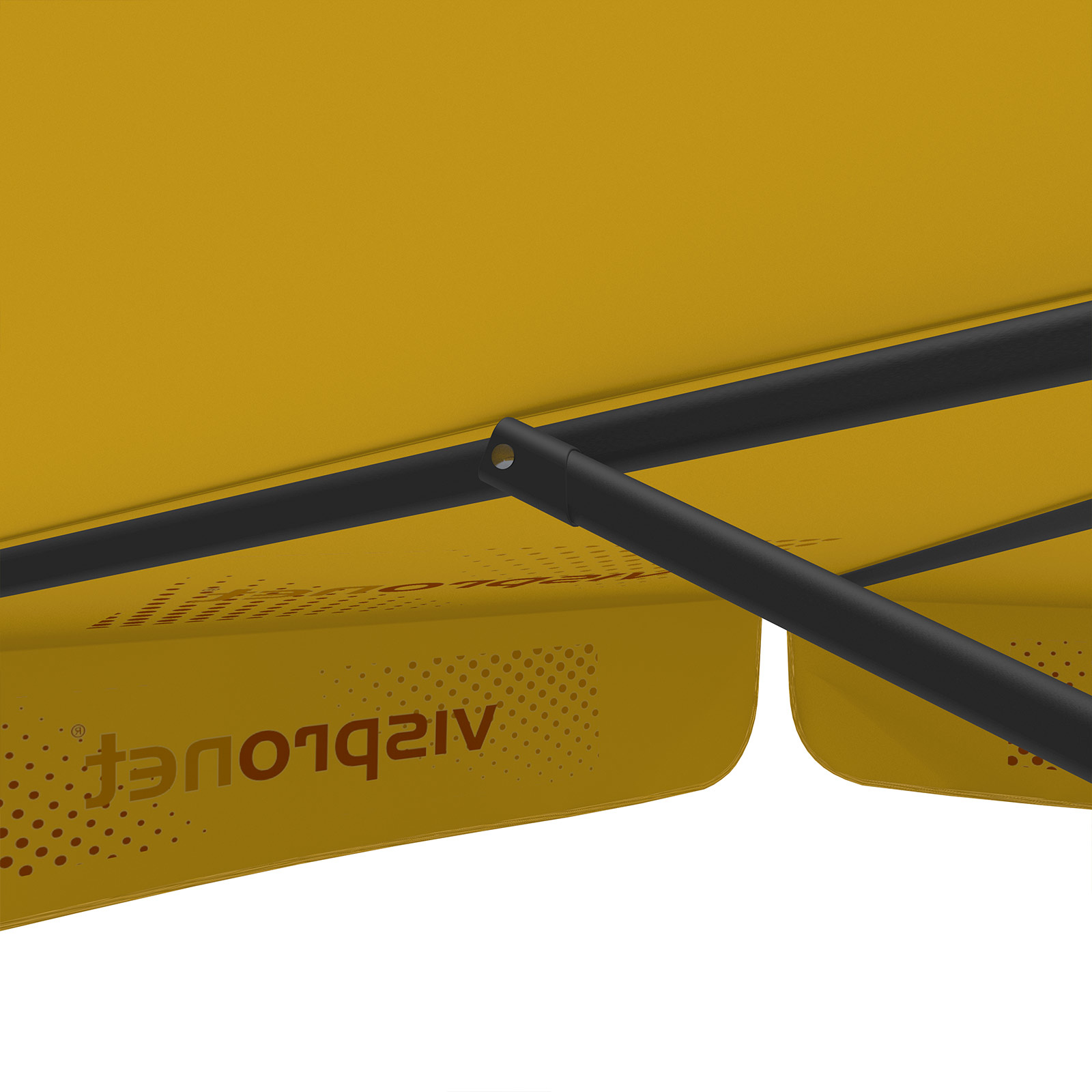 Parasol with logo print, ø 250 cm, robust ribs