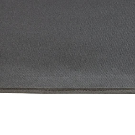 Valance with colour-coordinated edging