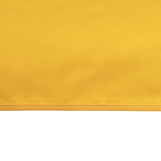 Valance with colour-coordinated edging