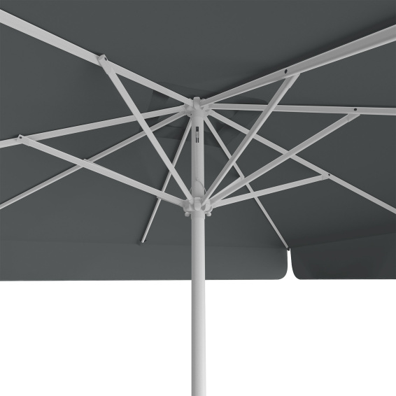 Parasol anthracite 250 x 250 cm – bottom view