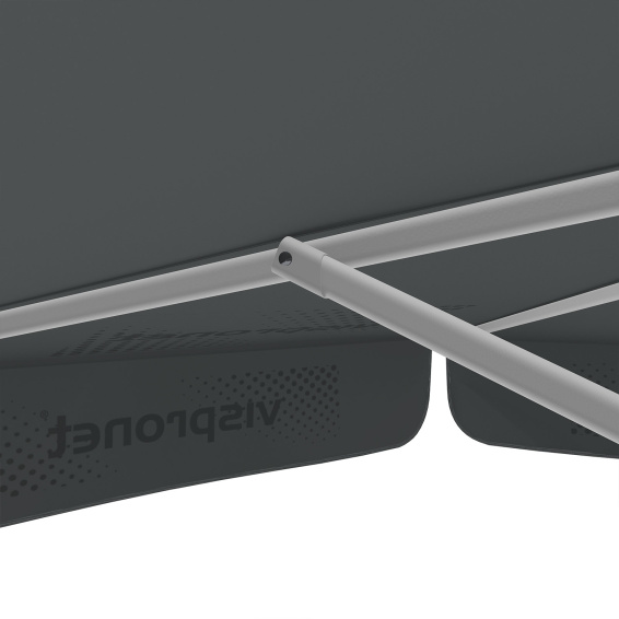 Sonnenschirm mit Logodruck, ø 250 cm, robuste Streben