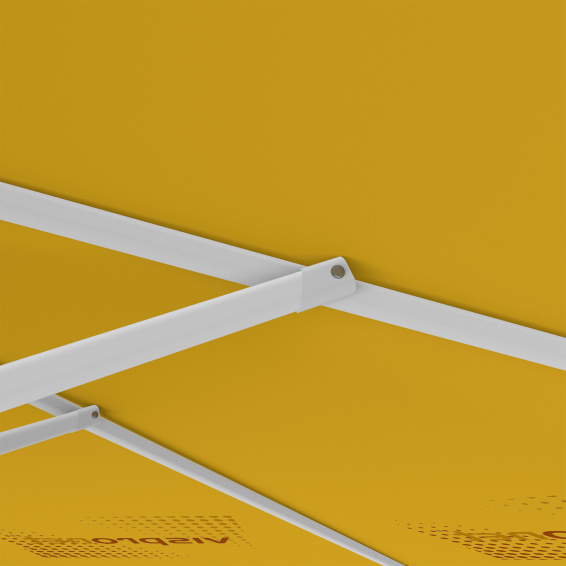 Sonnenschirm mit Logodruck, ø 300 cm, robuste Streben