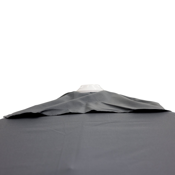 Air hood at the top of the umbrella for increased stability in gusts of wind