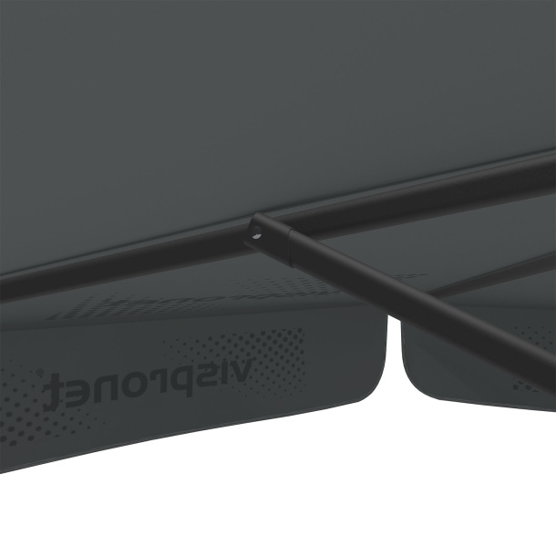 Sonnenschirm mit Logodruck, ø 250 cm, robuste Streben