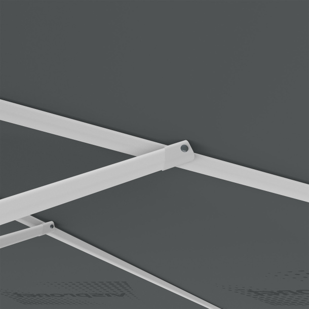 Sonnenschirm mit Logodruck, ø 300 cm, robuste Streben