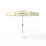 Parasol with logo print, Ø 300 cm, 2 segments printed