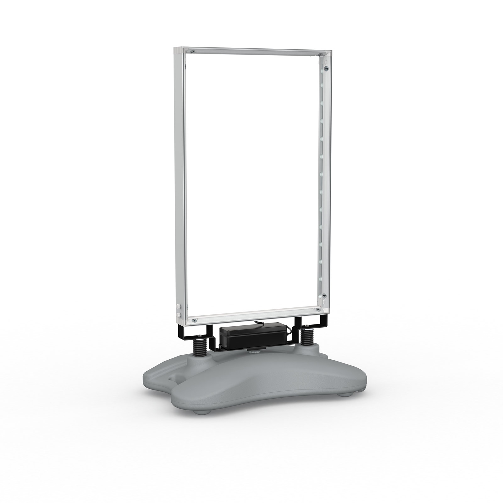 System sidewalk sign Lightbox battery