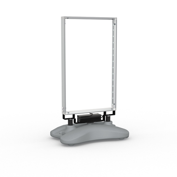 System sidewalk sign Lightbox battery