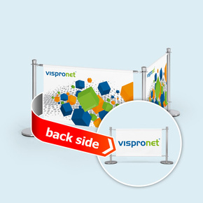 Café Banner, multifield, double-sided