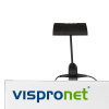 LED spotlight mounted on the flexible keder frame