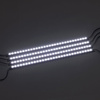 4 leistungsstarke flexibel positionierbare LED-Leisten (Lichtfarbe: kaltweiß)