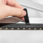 Hook and loop tape - ideal for fastening to profiles, struts, or rods