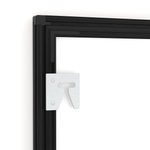 LED Poster Frame, A1, Detail of Rear Side with Wall Mount