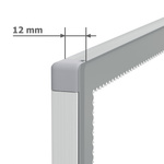 LED poster frame, ultra-slim illuminated frame, frame depth only 12 mm
