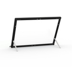 LED poster frame, rear side with support feet
