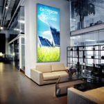 Lightbox Q-Frame® LED for large-format, frequently changing graphics