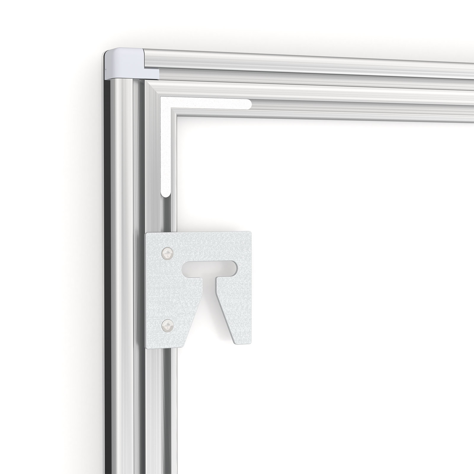 LED Poster Frame, A1, Detail of Rear Side with Wall Mount