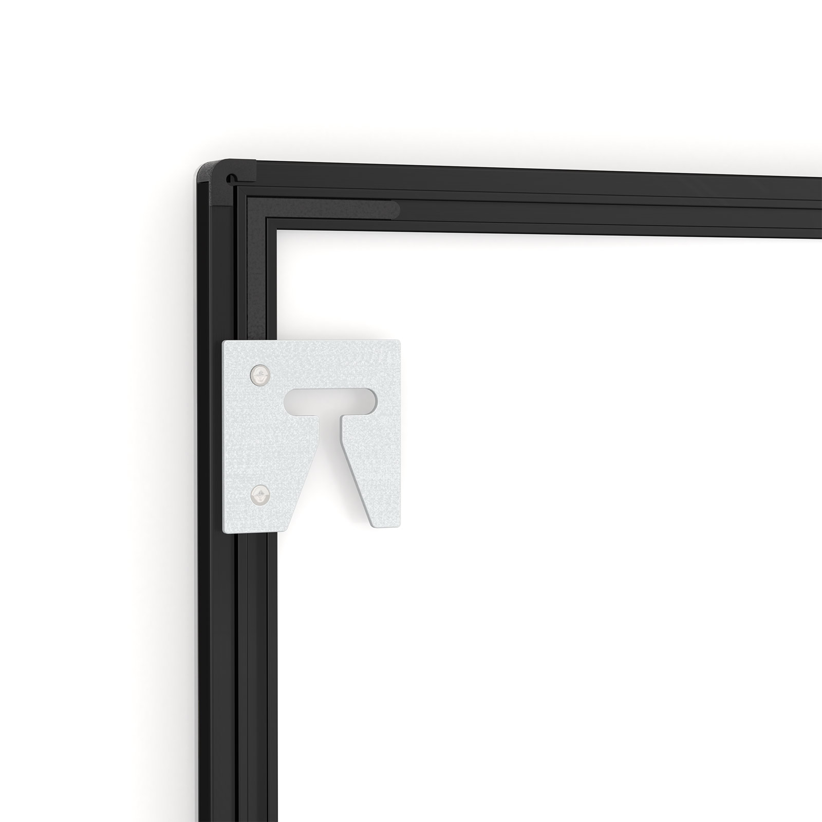 LED Poster Frame, Detail of Rear with Wall Mount