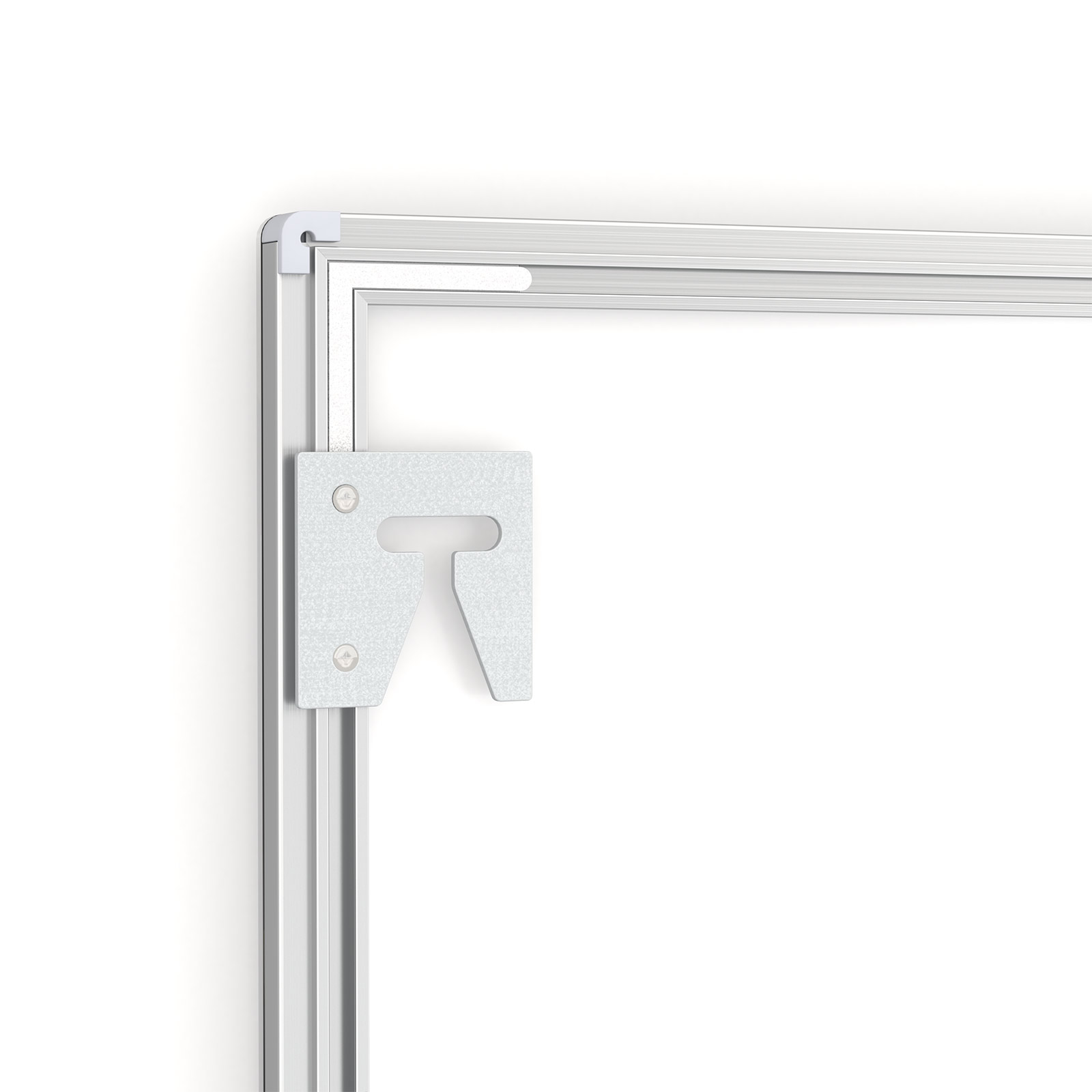 LED Poster Frame, Rear Detail with Wall Mount