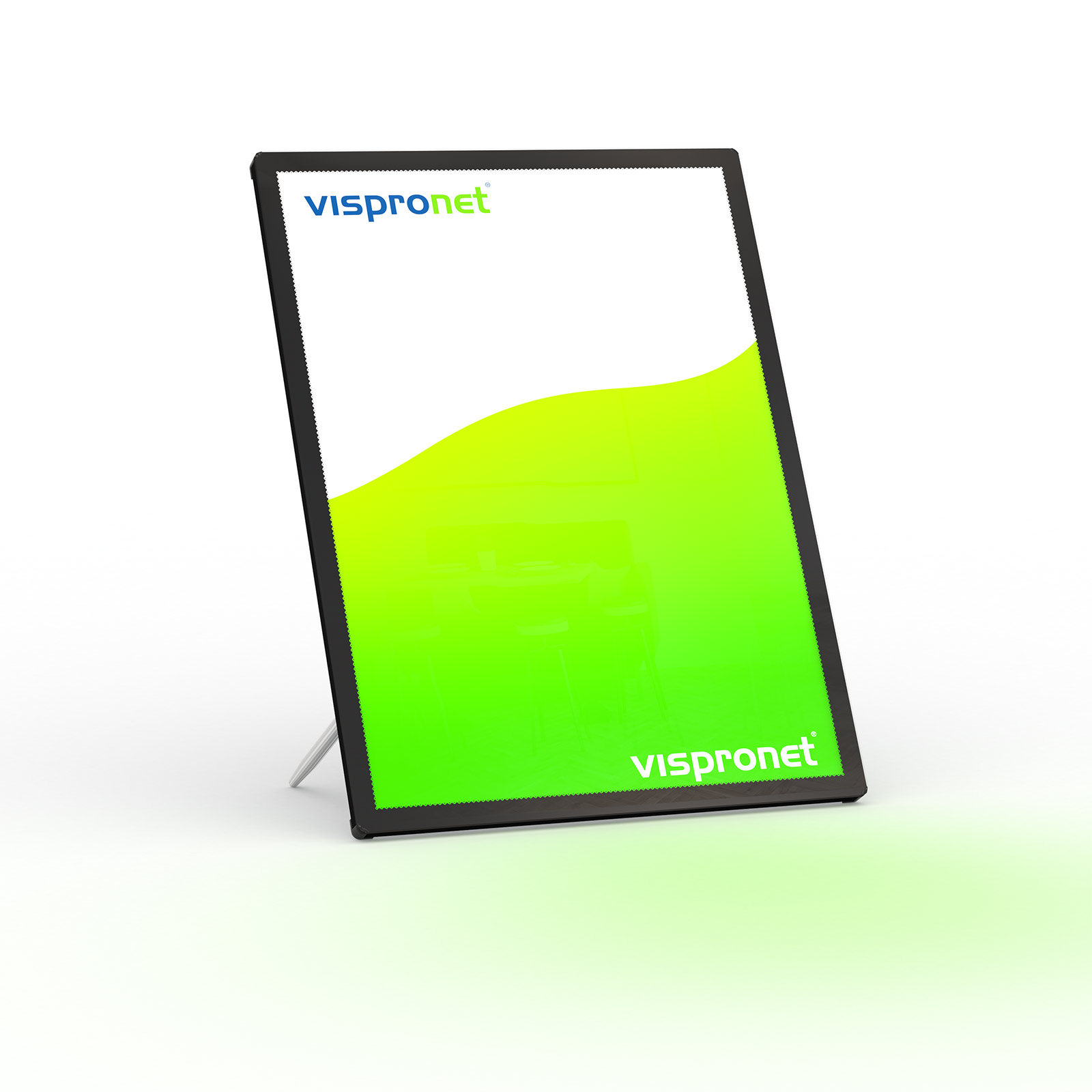LED Poster Frame A2 - A4, with Stand Feet for Use on Tables & Counters