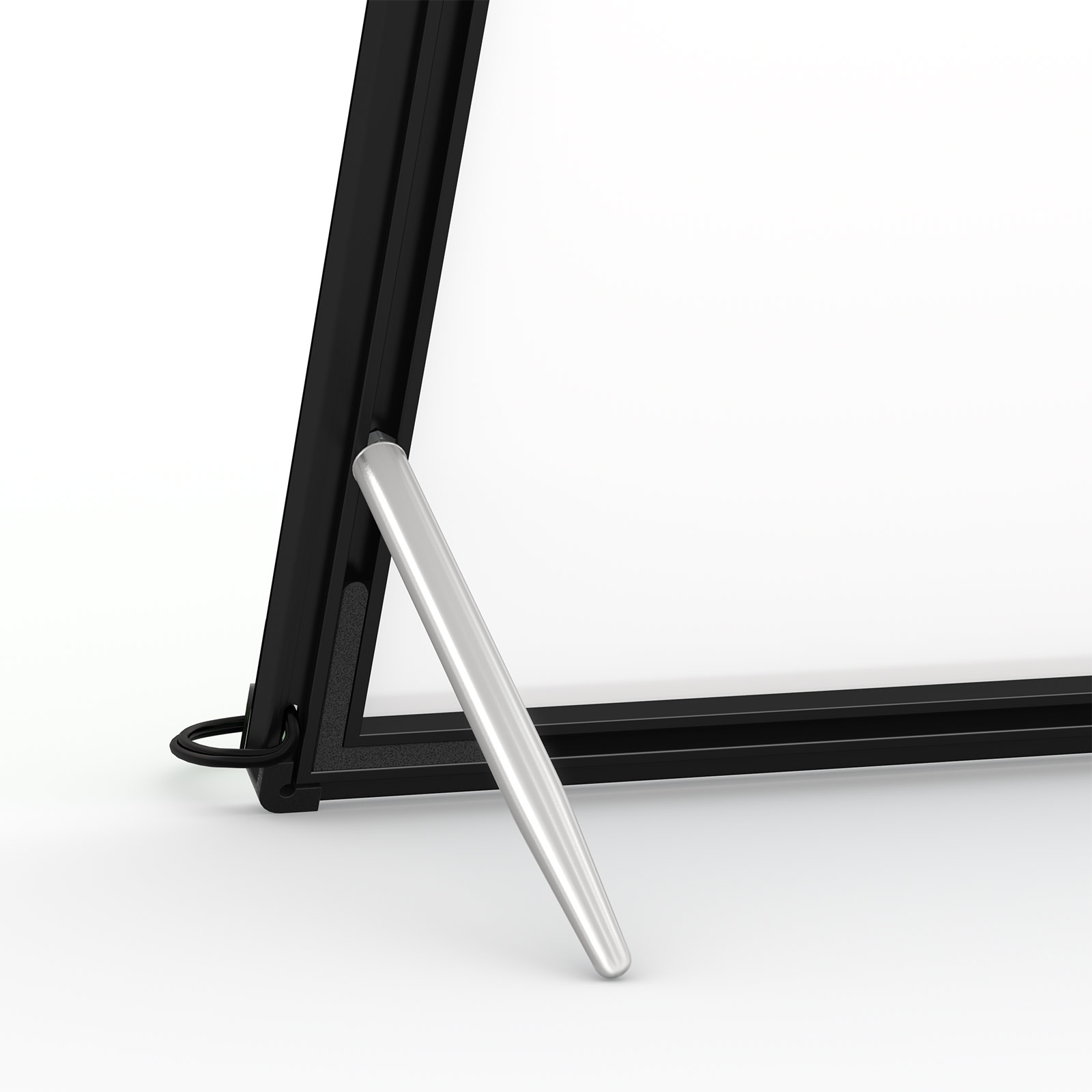 Detail support feet - freely positionable (flexible frame tilt angle)