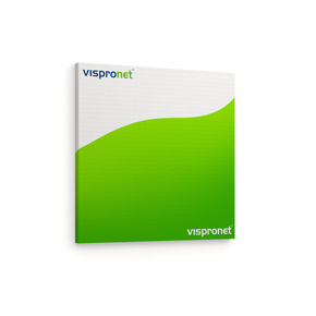 Canvas Print with frame in square format