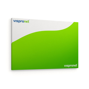 Canvas Print with frame in landscape format 