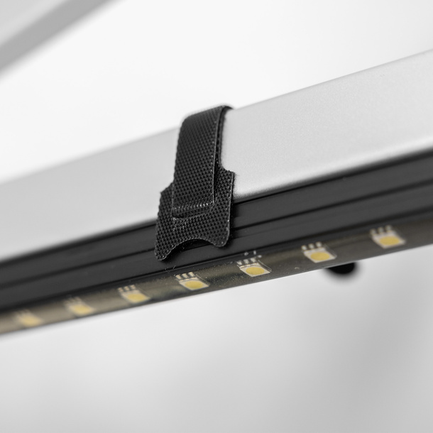 LED Strips - Mounting Option 2: Flexible Hook-and-Loop Straps