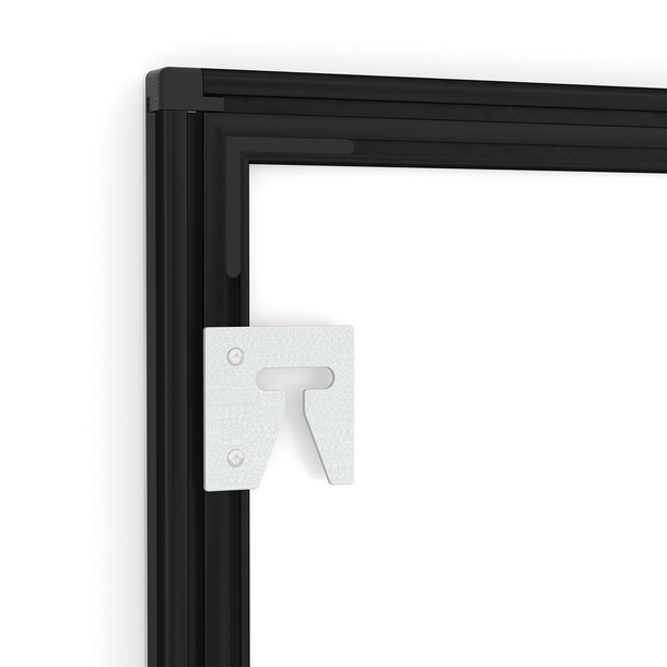 LED Poster Frame, A1, Detail of Rear Side with Wall Mount