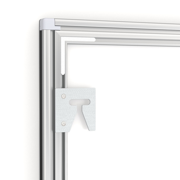 LED Poster Frame, A1, Detail of Rear Side with Wall Mount