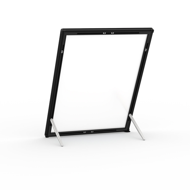 LED Poster Frame, Backside with Stand Feet