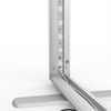 Trade show wall Lightbox click, detail: corner