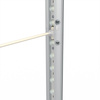 Trade show wall Lightbox click, support rod mounting