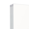 Trade fair counter Lightbox flex Basic, back side: white