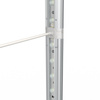 Trade show wall Lightbox fold, support rod mounting