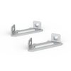 Optional accessories: 90° connector set for Lightbox click exhibition wall