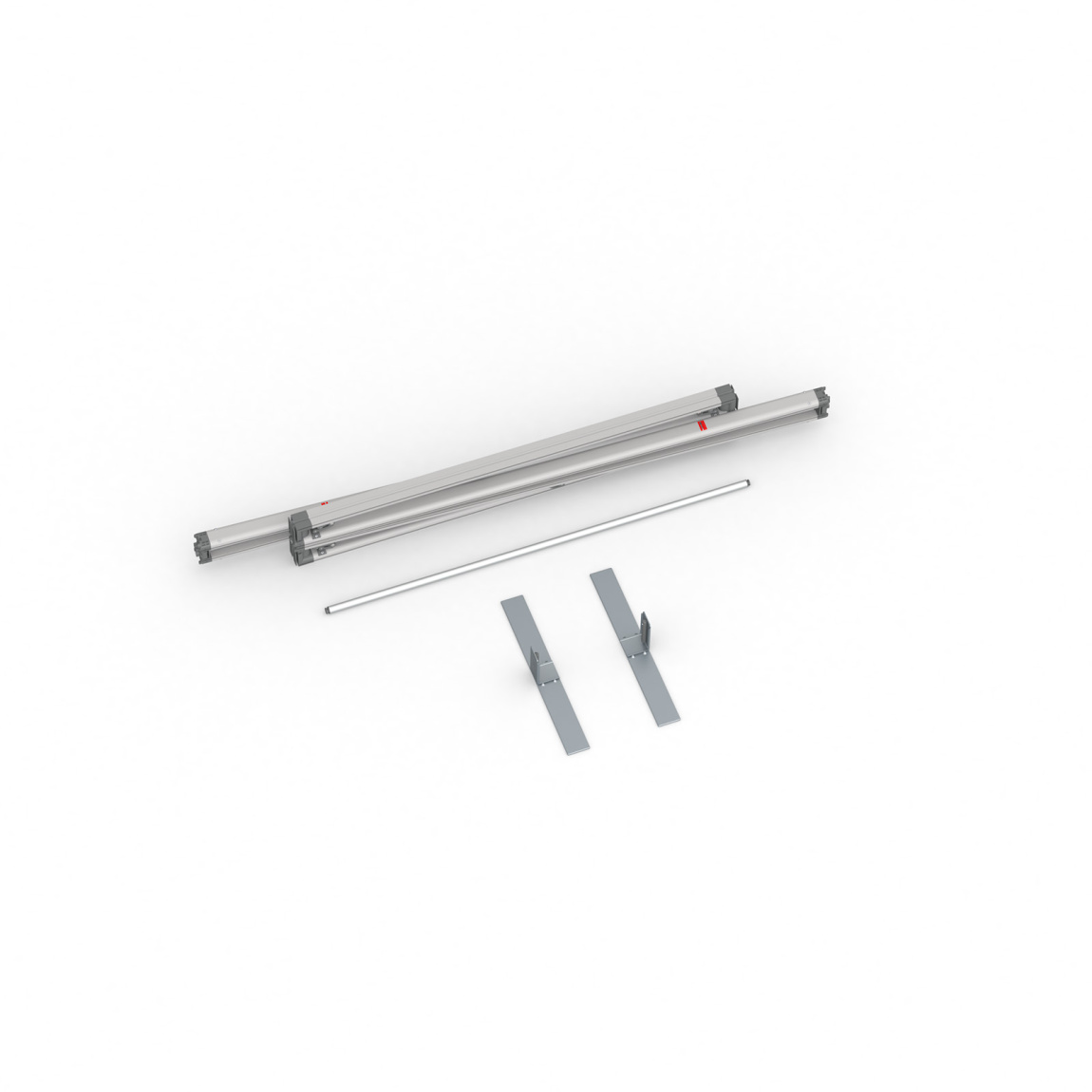 Delivery content keder display Flex, system width 100 cm, system height 250 cm