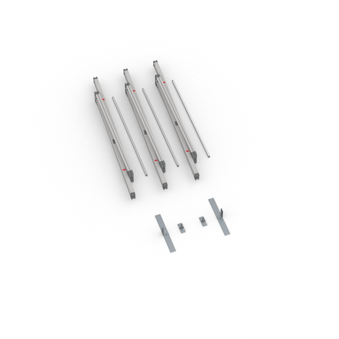 Scope of delivery Keder frame flex, system width 300 cm, system height 250 cm