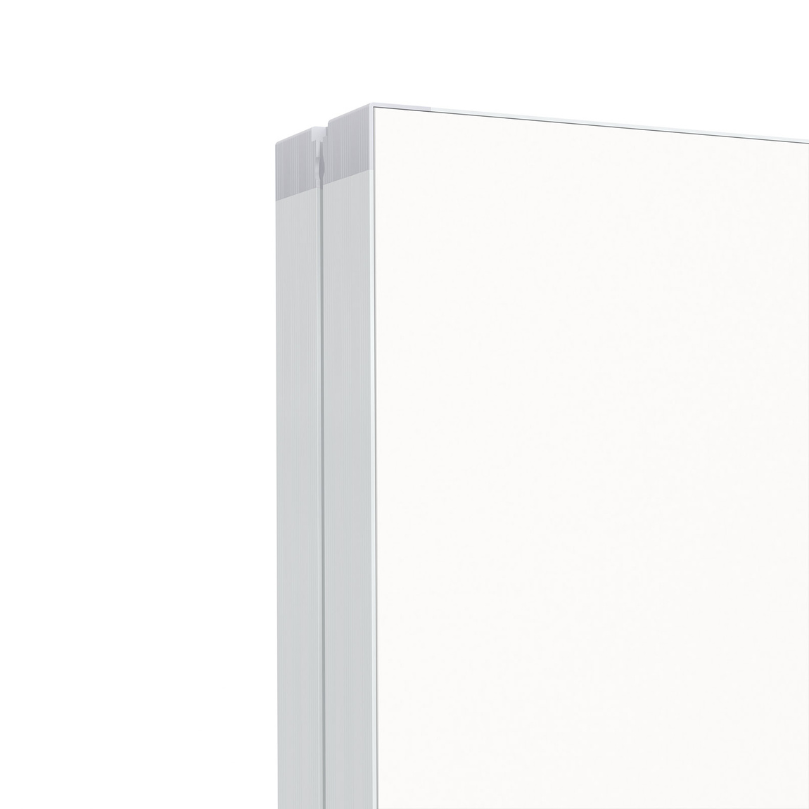 Lightbox flex exhibition wall, reverse side: white