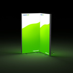 Trade Fair Wall Lightbox Click, Corner Configuration